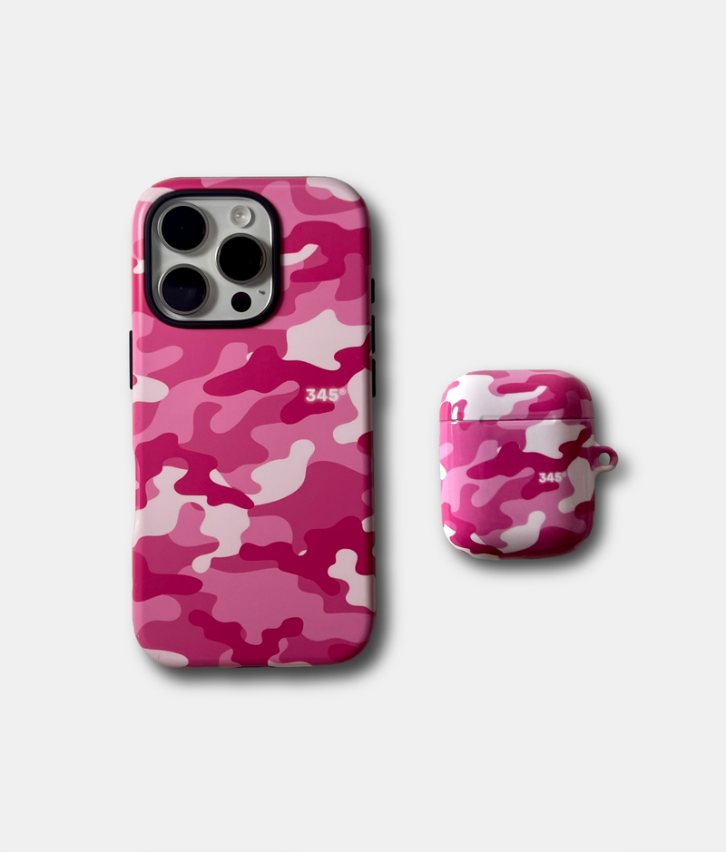 [PINK] CAMOUFLAGE Tuff Bumper Case / TREEFORFIVE345