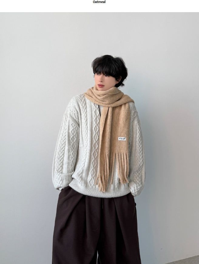 YOURNUS（ユアナス）の「Scone Wool Cable Knit（Tops）」
