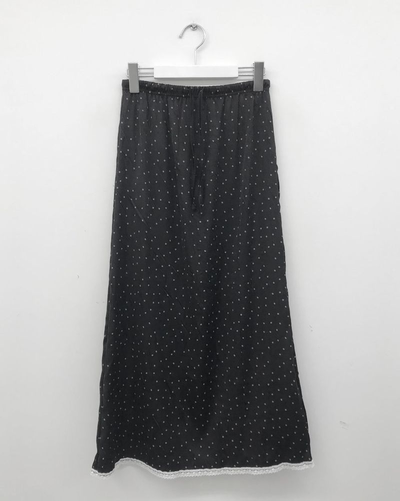 Poetry Dot Long Skirt (2color)