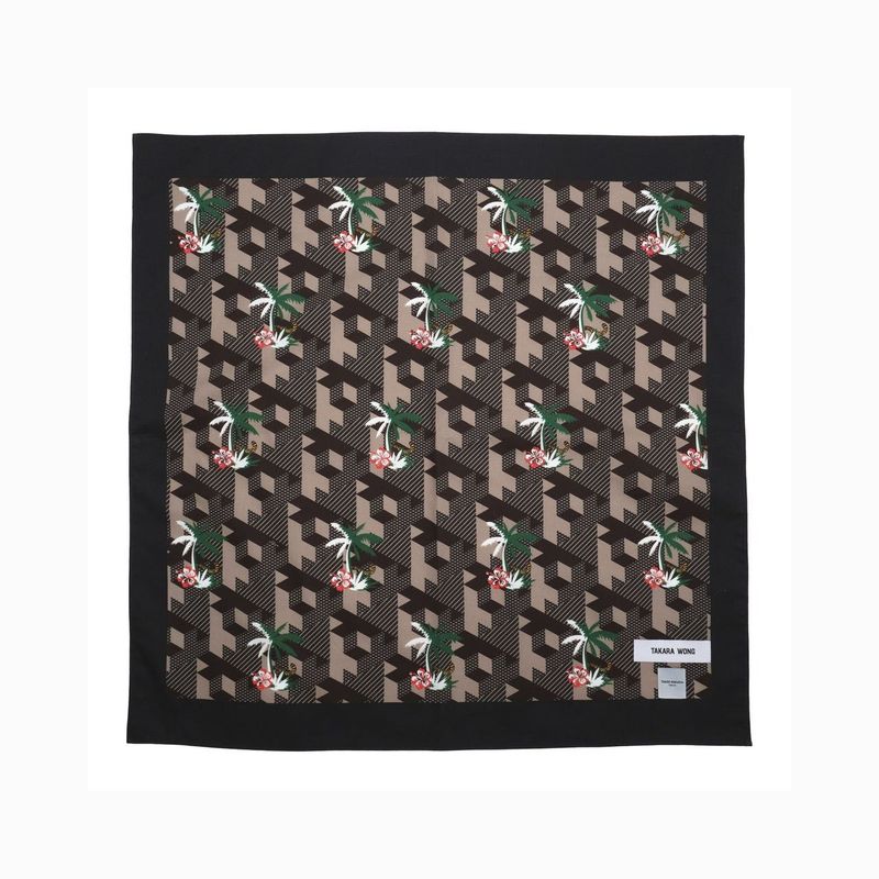 MONOGRAM PRINTED BANDANA