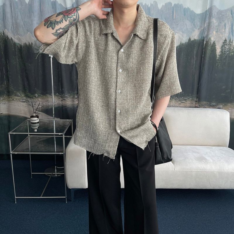 COZINESS（コジネス）の「OWN Pamer Tweed Shirt (2 colors)（Tops）」