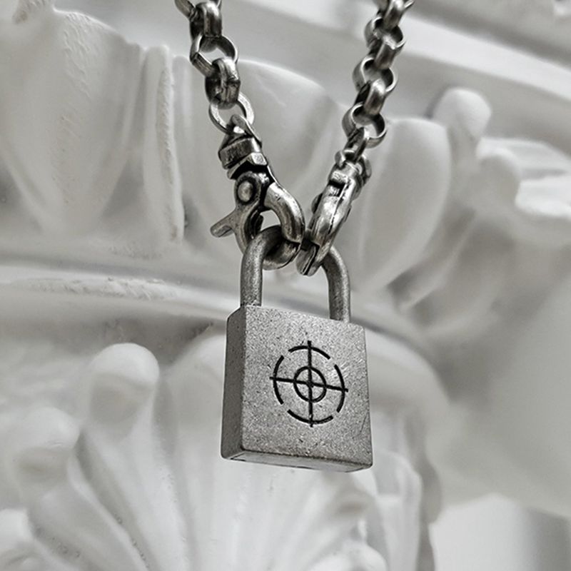 BLESSED BULLET（ブレスドブレット）の「lock motive II chain necklace_LARGE_Ochain（Accessories）」