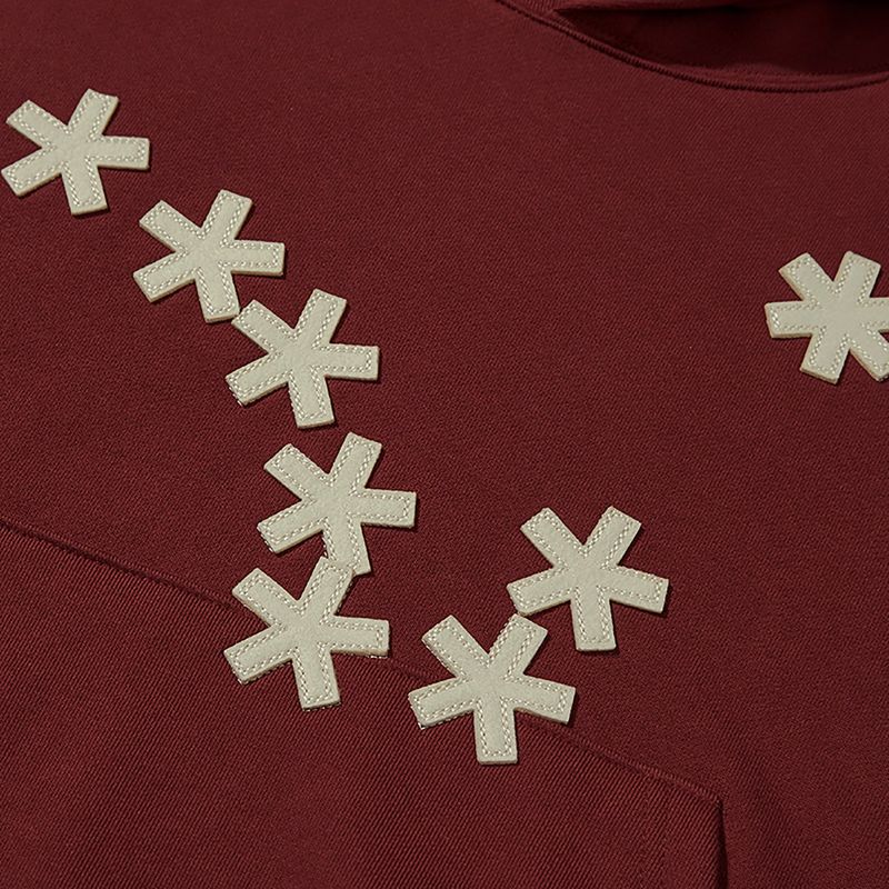 Dipper logo hoodie / Deep red