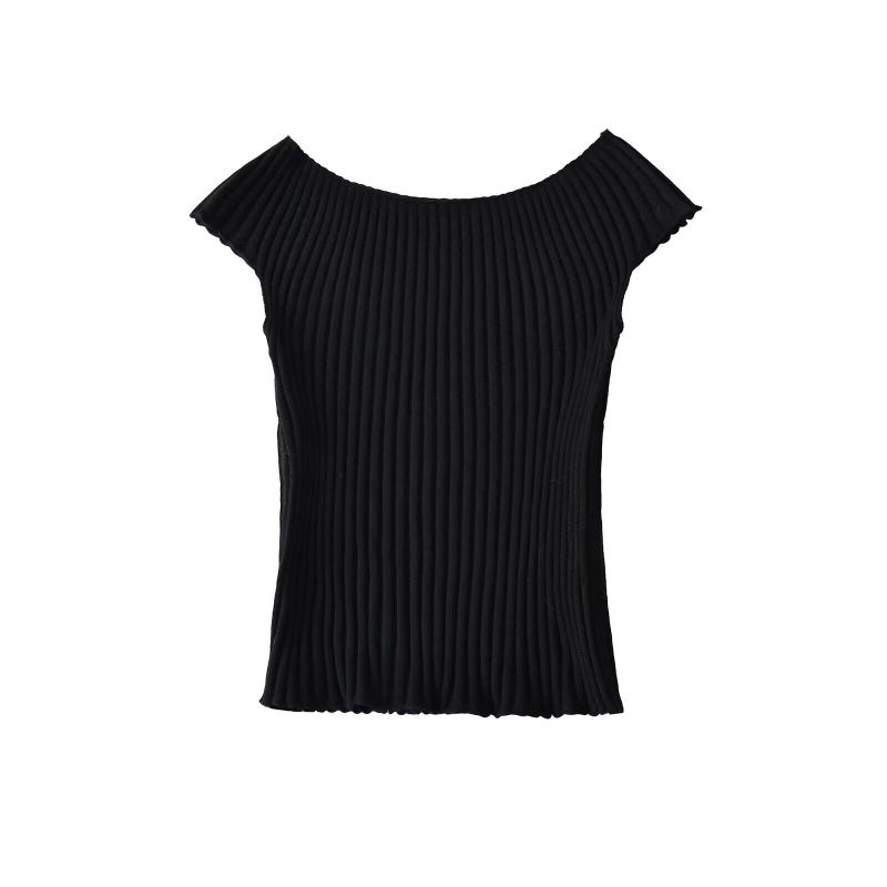 Cozy&Kitsch(コージーアンドキッチ)の「Nella Ribbed Boat Top(Tops)」