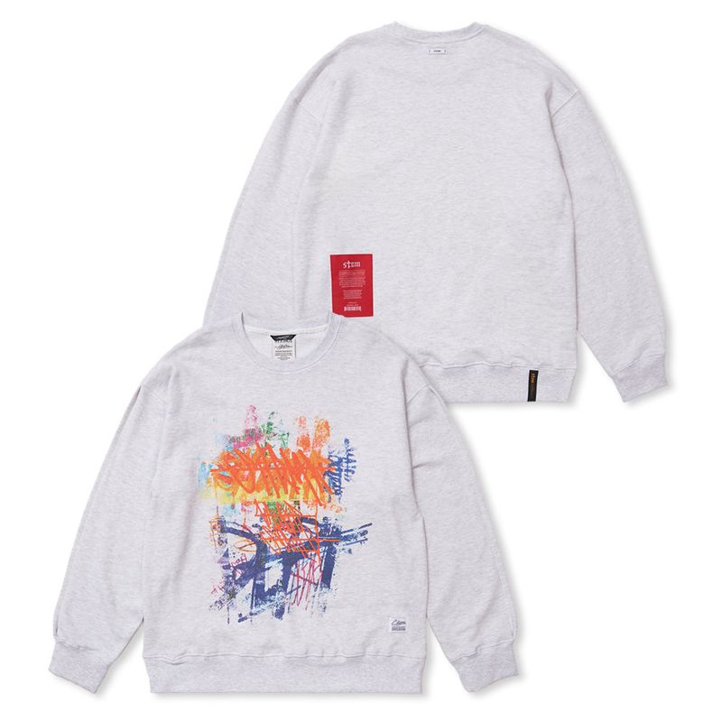 STIGMA(スティグマ)の「PAINTING CREWNECK W-MELANGE(Tops)」