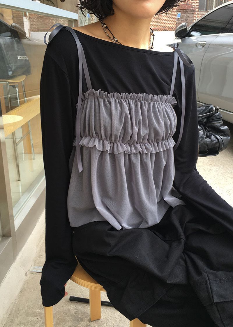 eon（イオエン）の「MESH SHIRRING TOP（Tops）」