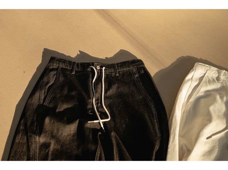 CURVED BALLOON DENIM MFHJP001-BK
