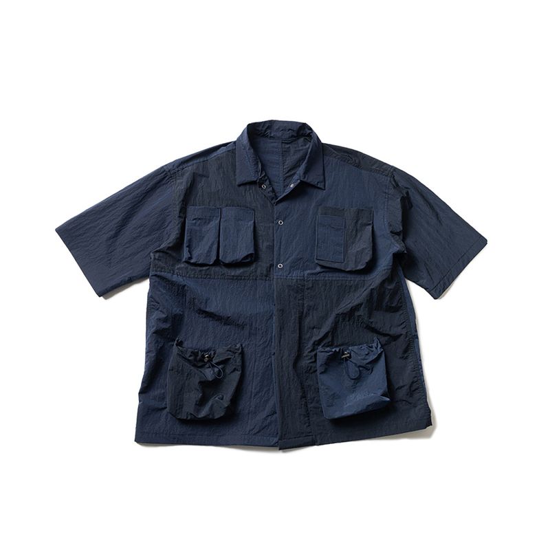 LIPSTACK POCKET OVERSIZED SHORT SHIRTS