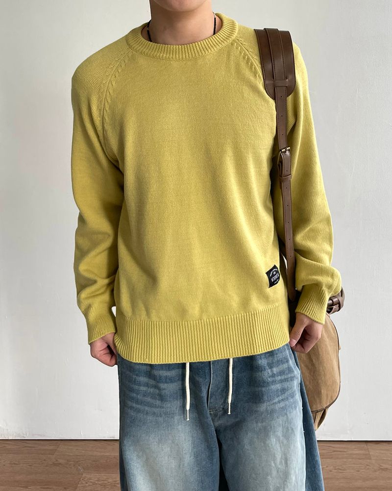 IDF（アイディーエフ）の「Number Patch Round Knit（Tops）」