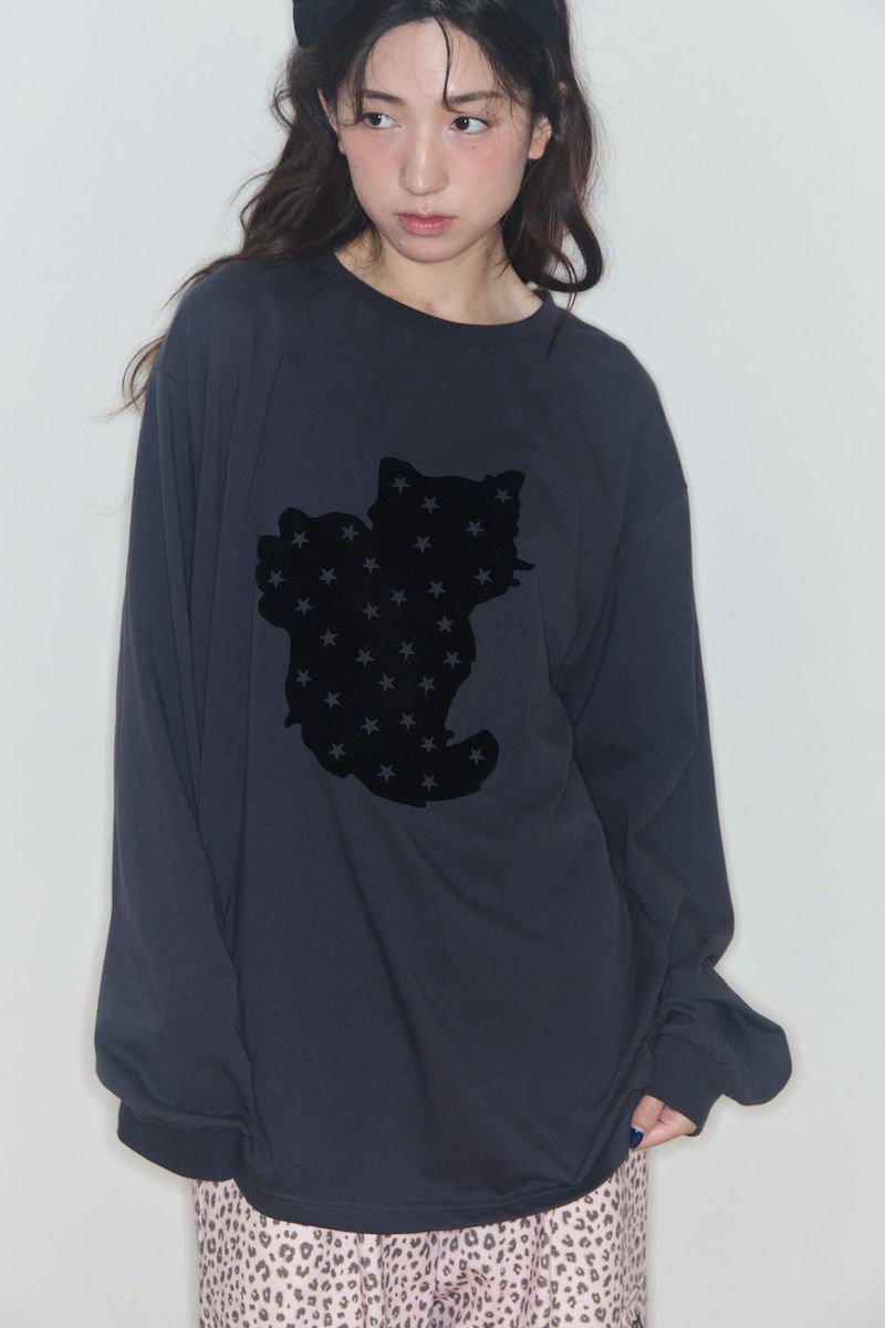 SHAKIRI（シャキリ）の「STARLIGHT KIRI LONG SLEEVE (BLACK)（Tops）」