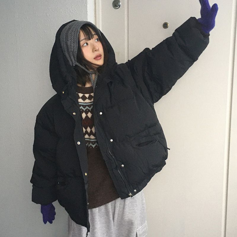 WONDER WONDER(ワンダーワンダー)の「Rocol Zipper Pocket Wellon Hooded Padding(Jackets/Outerwear)」