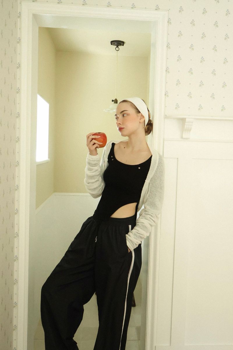 Shirring warmer bolero (white)
