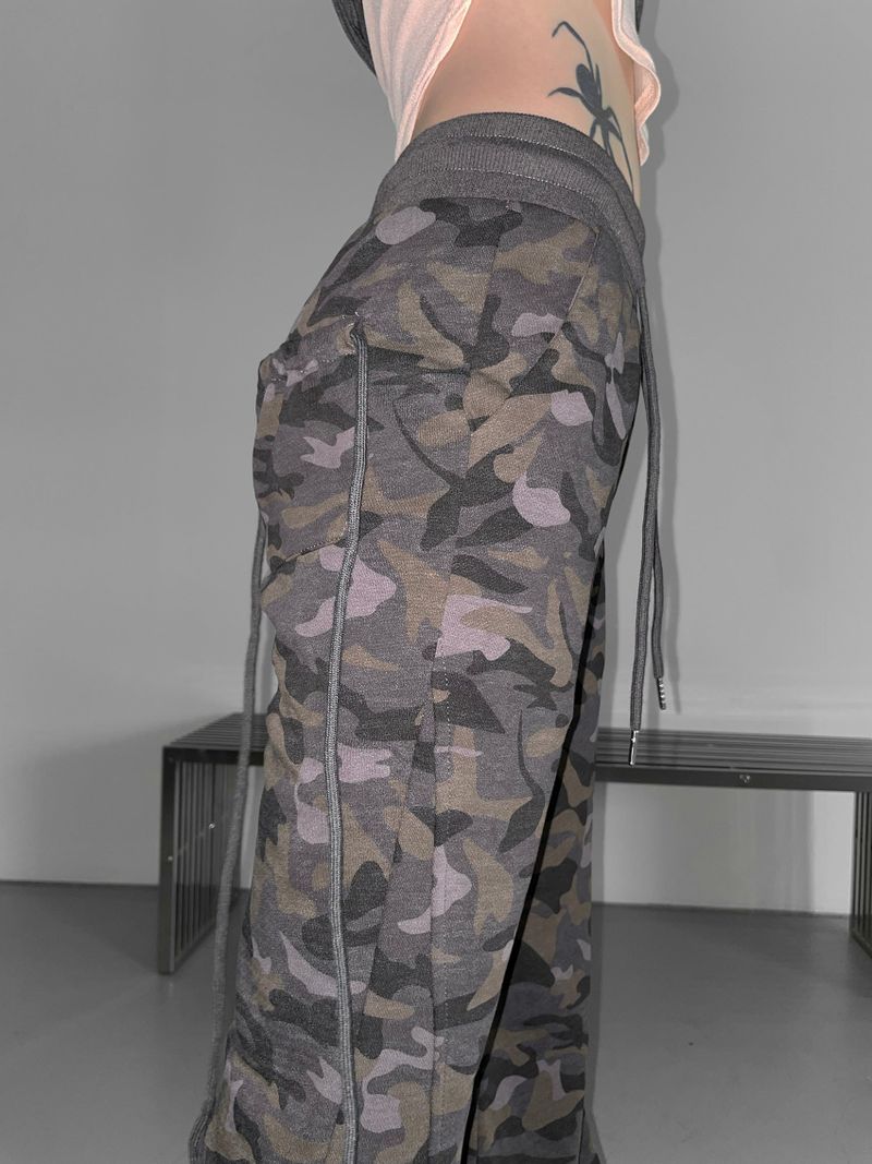 serch shirring camo bootscut pt