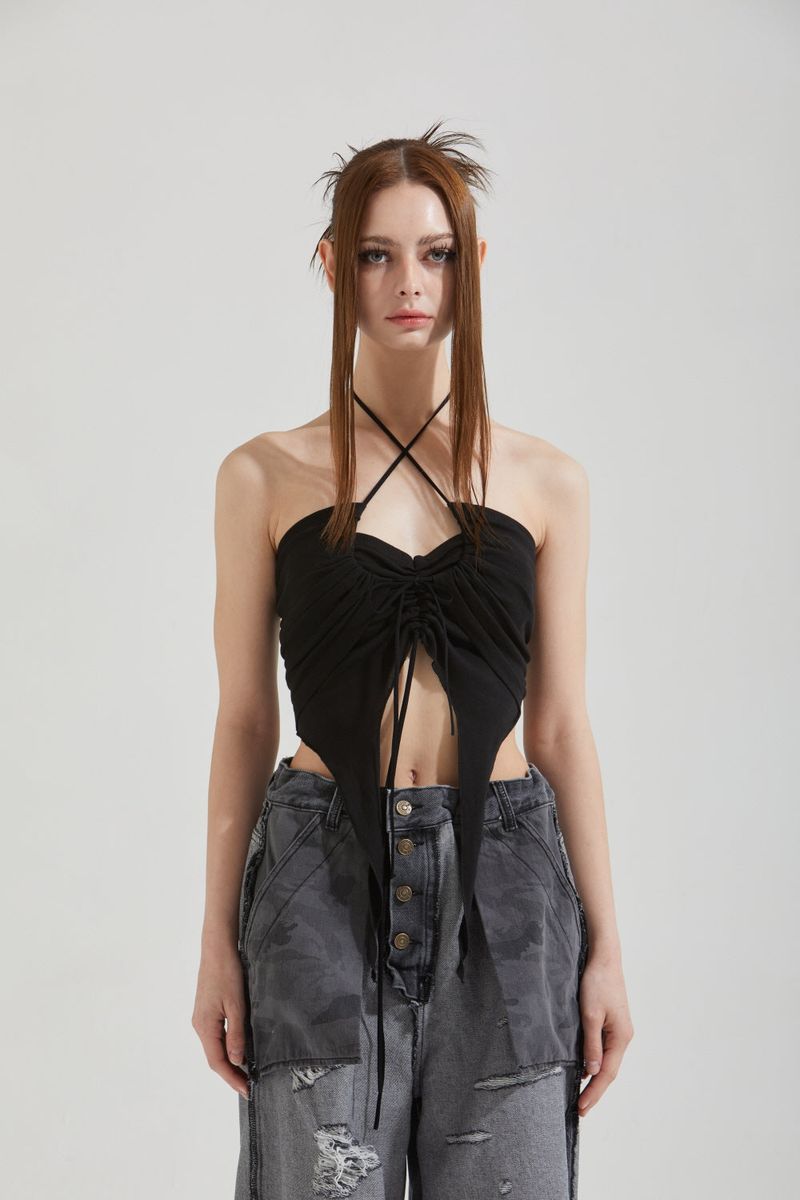 OUT FLAGE PANTS-BK