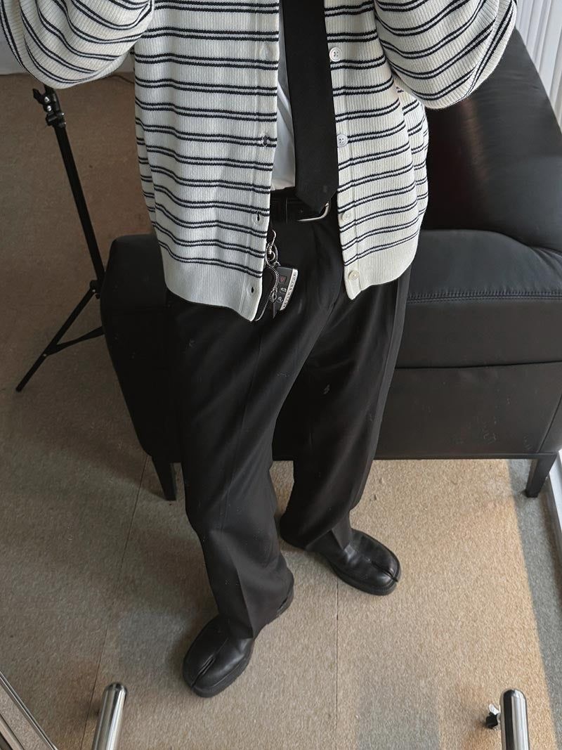 ASCLO Cozy Two Tuck Wide Slacks (4color)