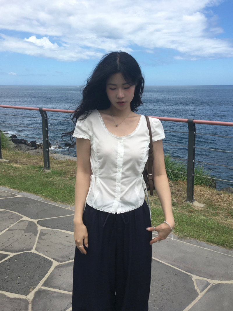Anna Short Sleeve Blouse