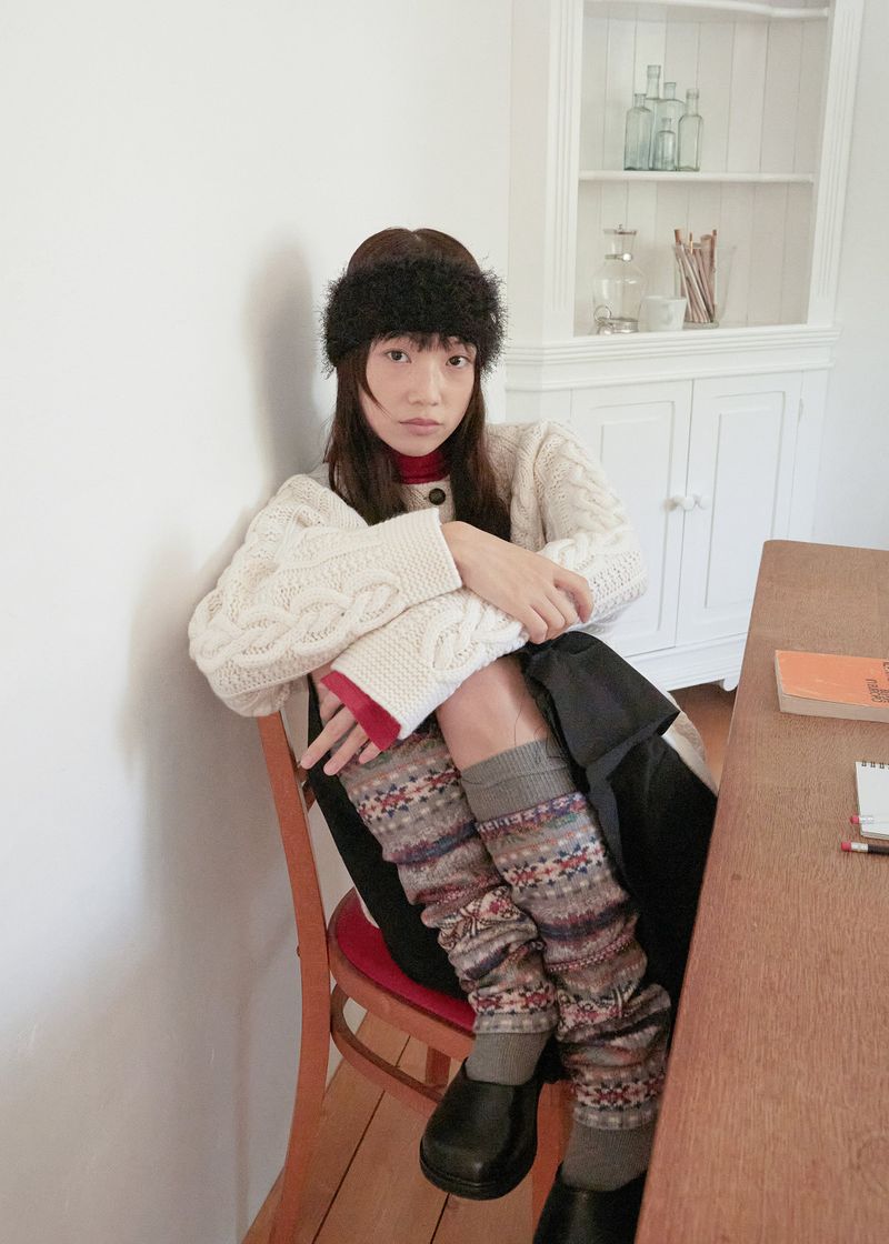Nordic Knee Socks - Grey
