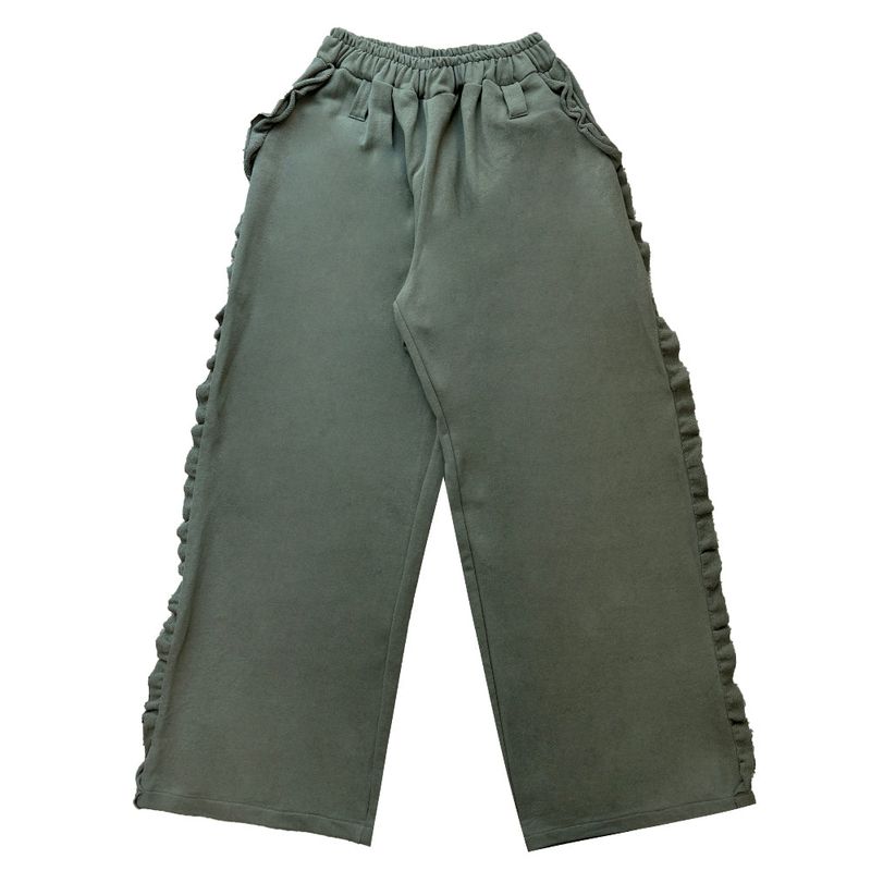 Midweek Ease Belt Loop Side Frill Training Long Pants (3 colors)