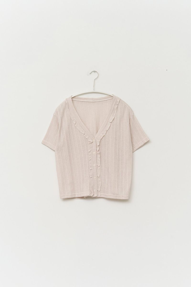(W) Sua Ruffle Cardigan