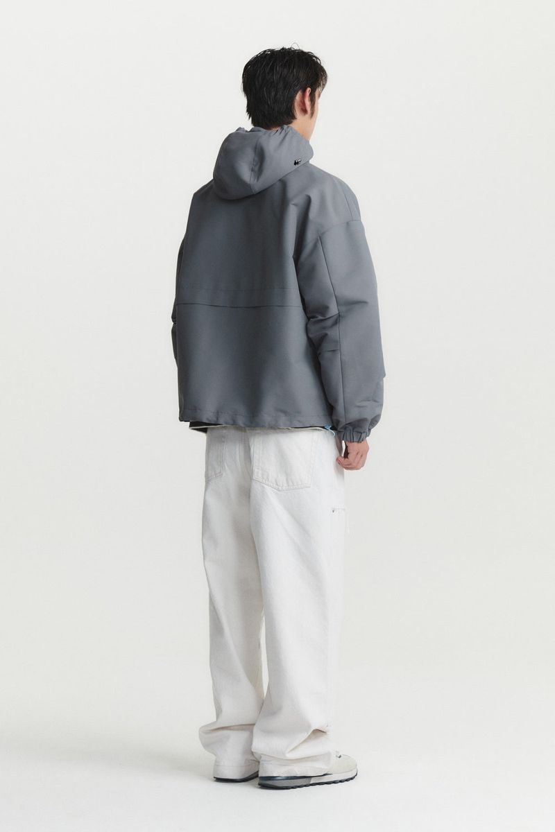 HOOD ZIP UP JACKET (grey)