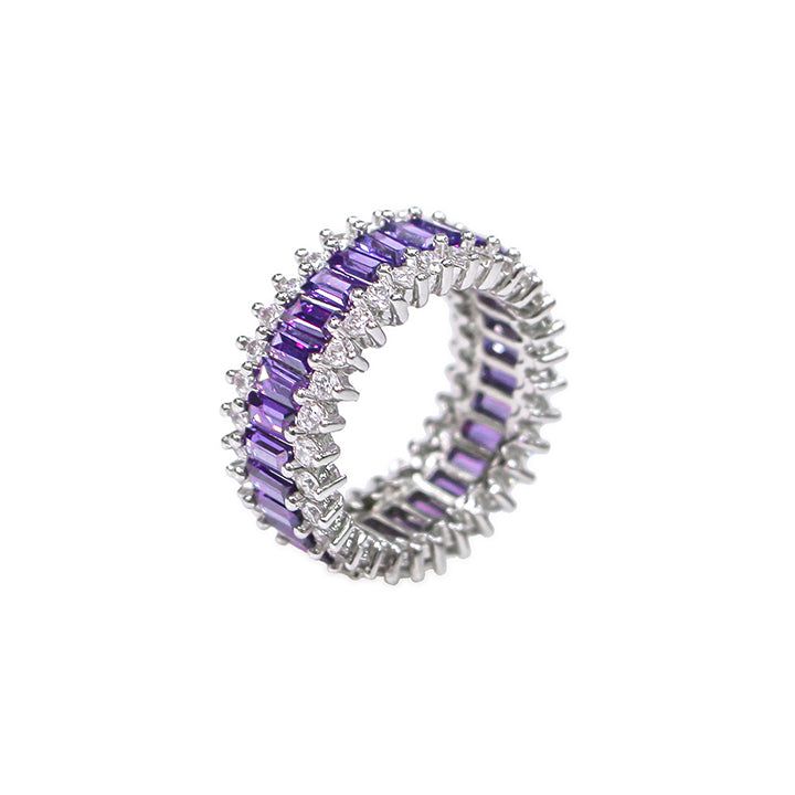 blackpurple(ブラックパープル)の「Lilly piece ring-purple(Accessories)」