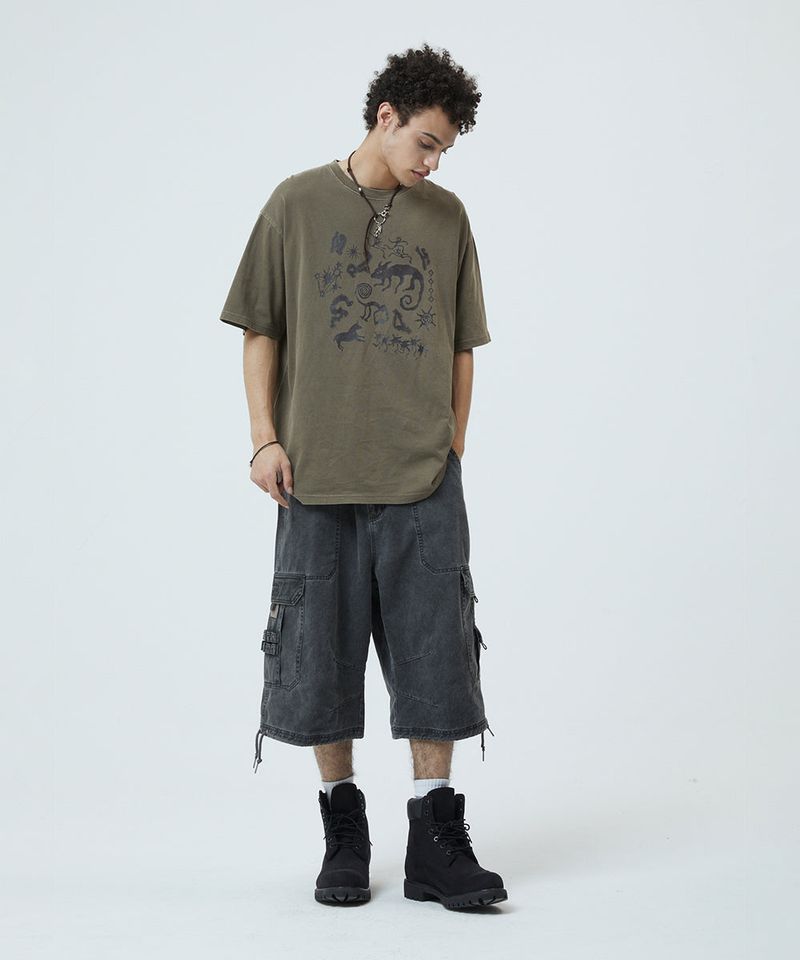 BERMUDA UTILITY CARGO SHORTS_CHARCOAL