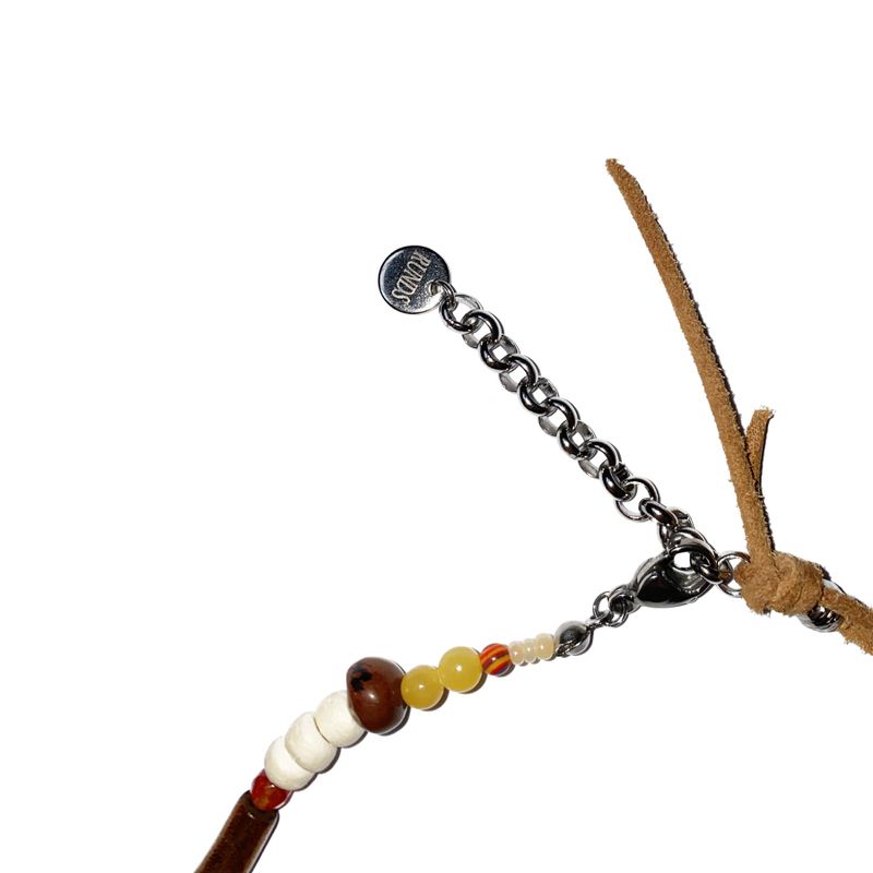 360 karen silver brown mix necklace 