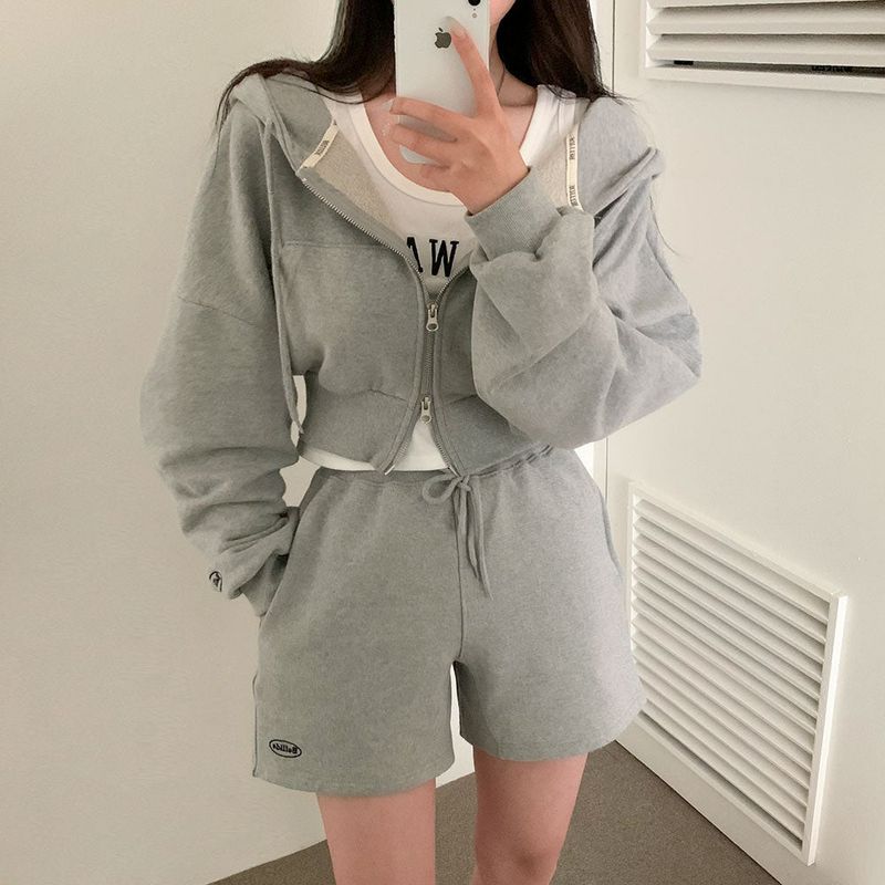 [Bellide made]Sporty two-way two-piece set
