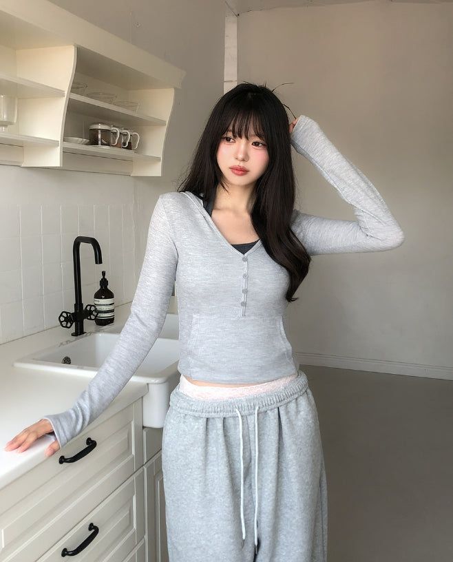 Grainy Wide Training Pants