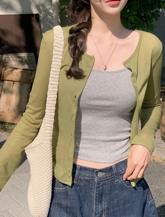 AT Summer Daily Round Cardigan (5color)
