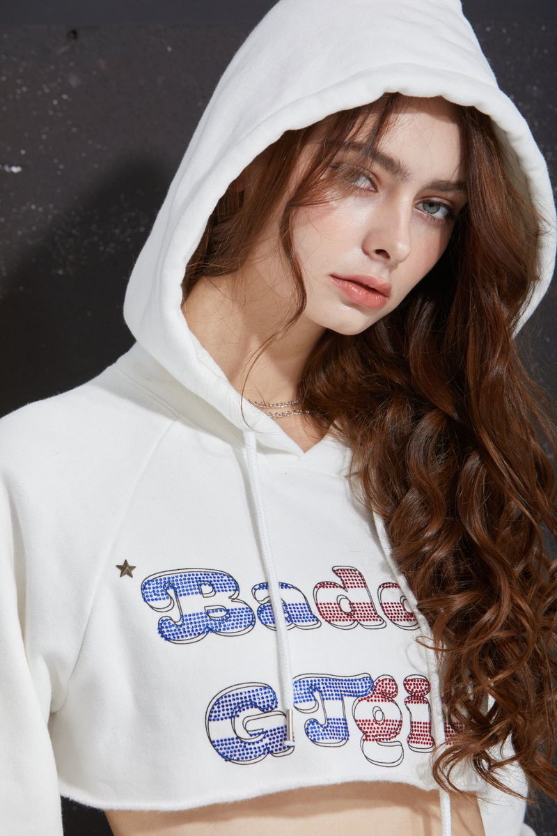BADDIE CROPPED HOOD