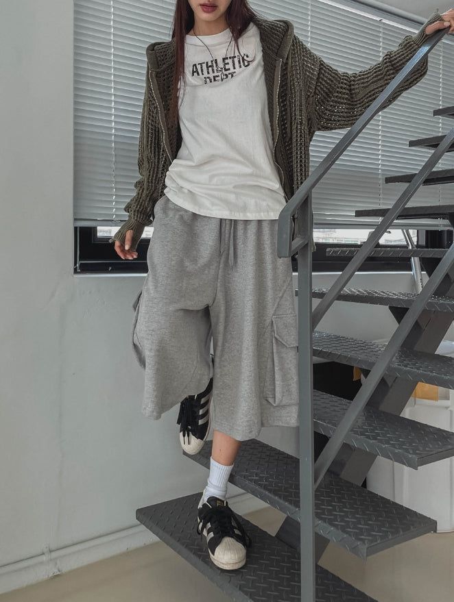 ON Dying Damage Mesh Hood Zip Up