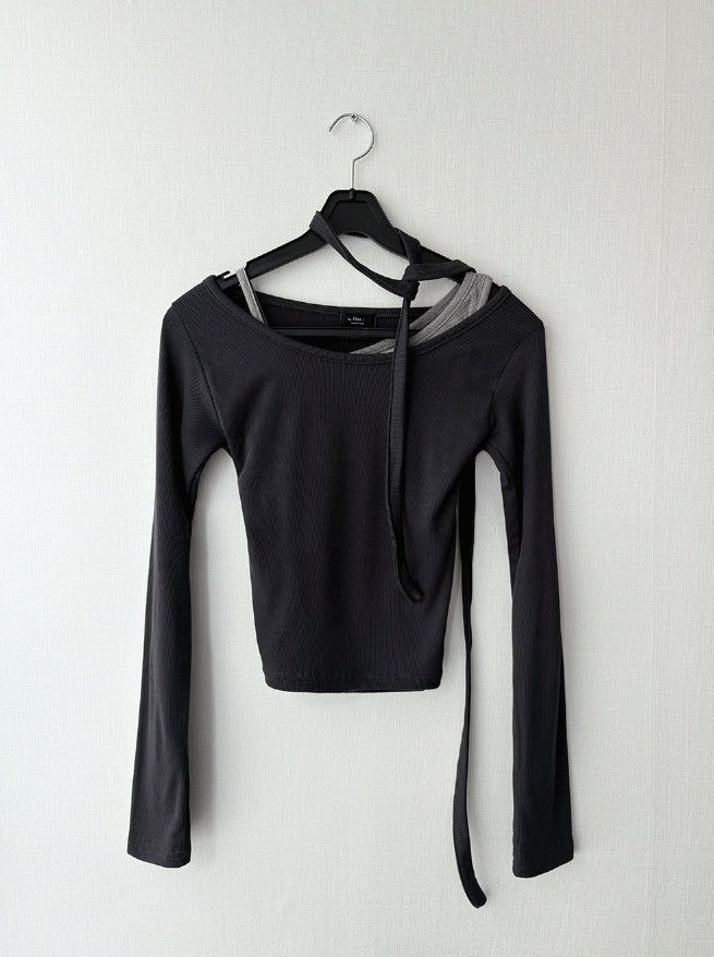 Uneven Strap Top