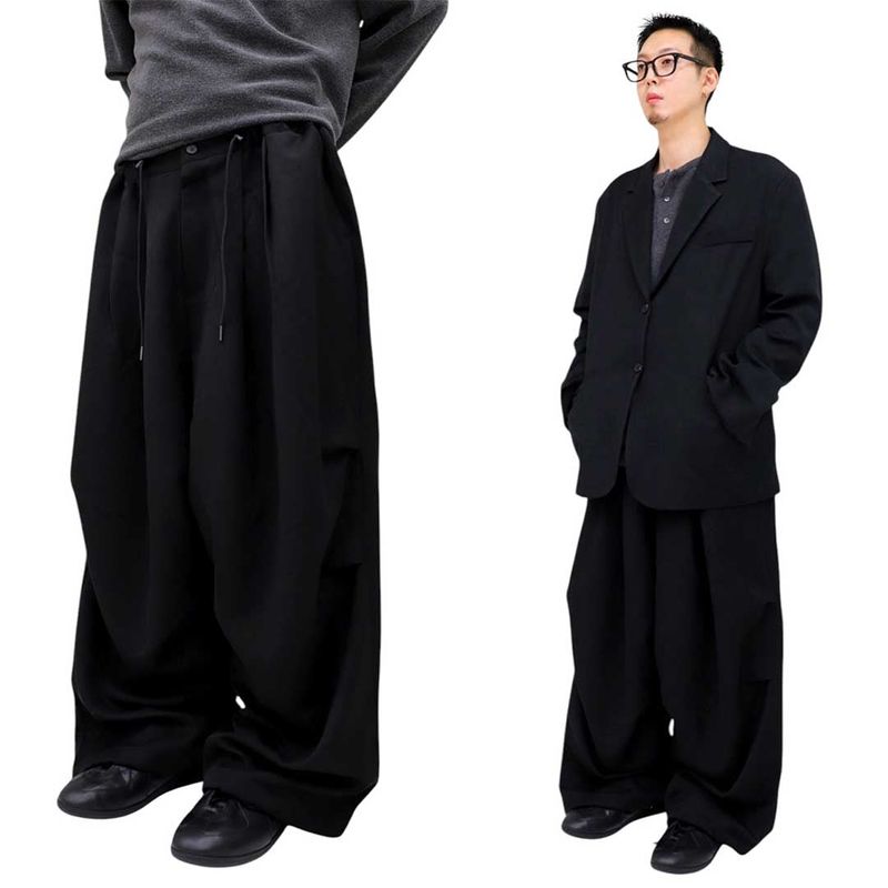 Real Wide Two-Tuck Slacks