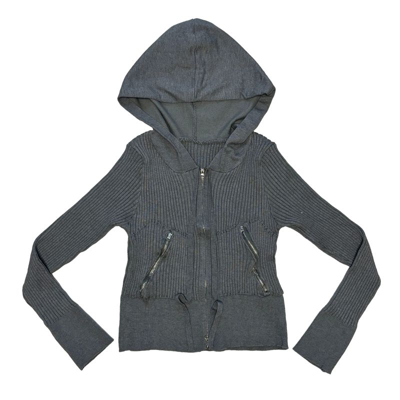 Neon two way zip up