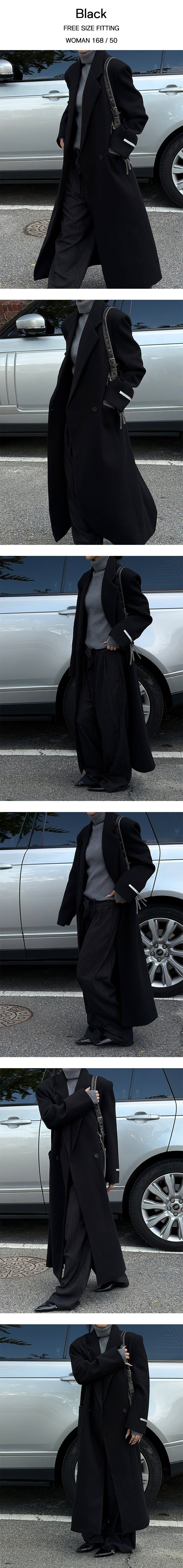 [Unisex] Max double long coat(2color) 