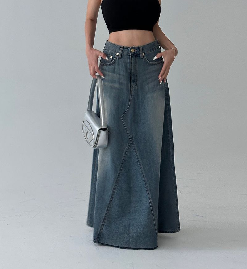 Delight-J（ディライトジェイ）の「Denim Maxi Long Skirt（Skirts）」