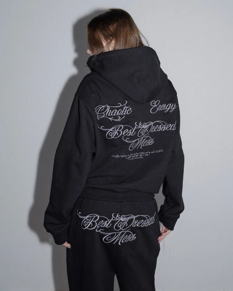 BDM Wide Sweatpants Black