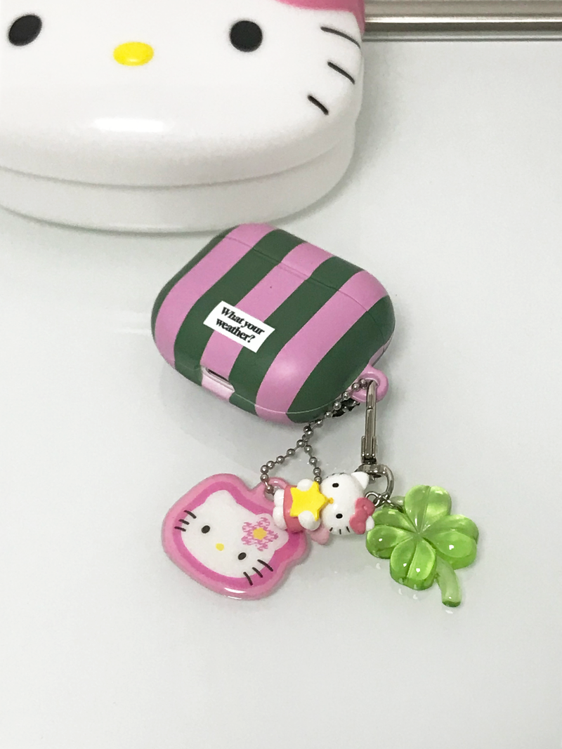 tiny weather(タイニーウェザー)の「pajama Airpods case-pink(Smartphone Accessories)」