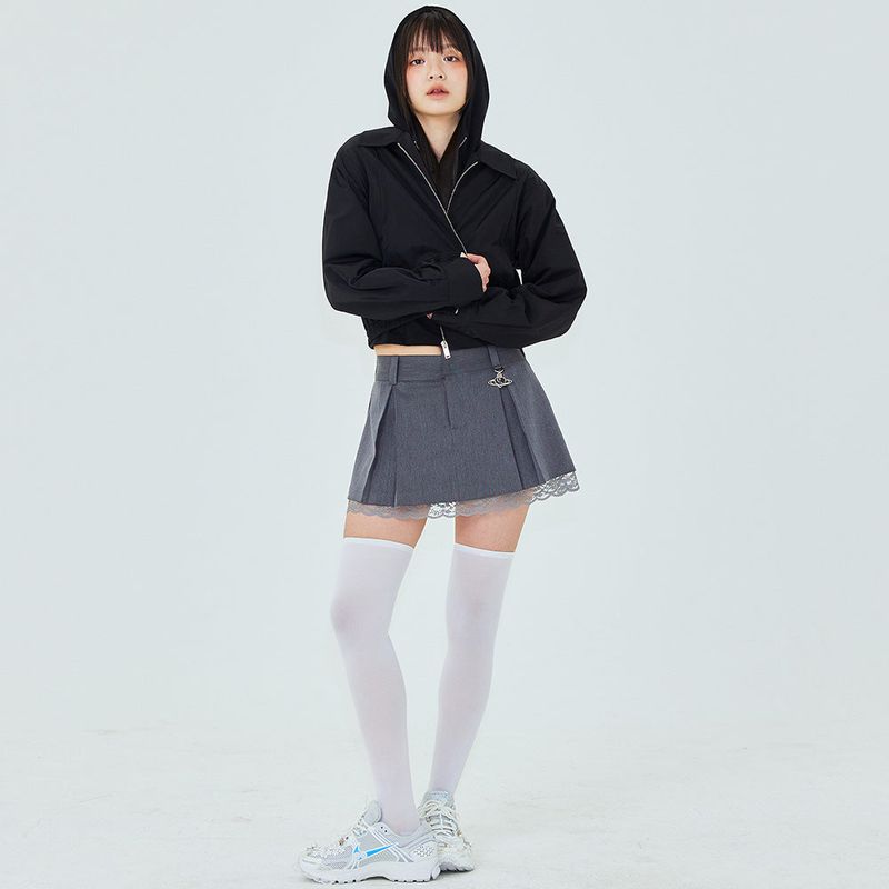 CRACK JUMPER IN BLACK