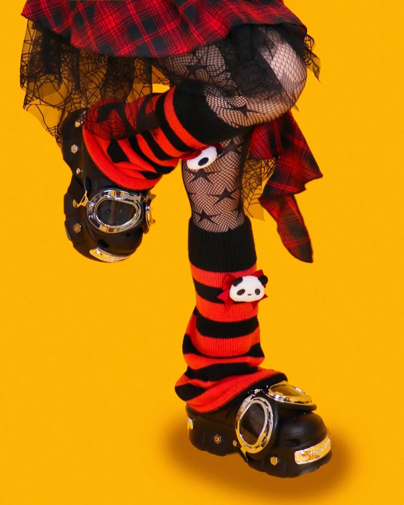 punk spider red top dress