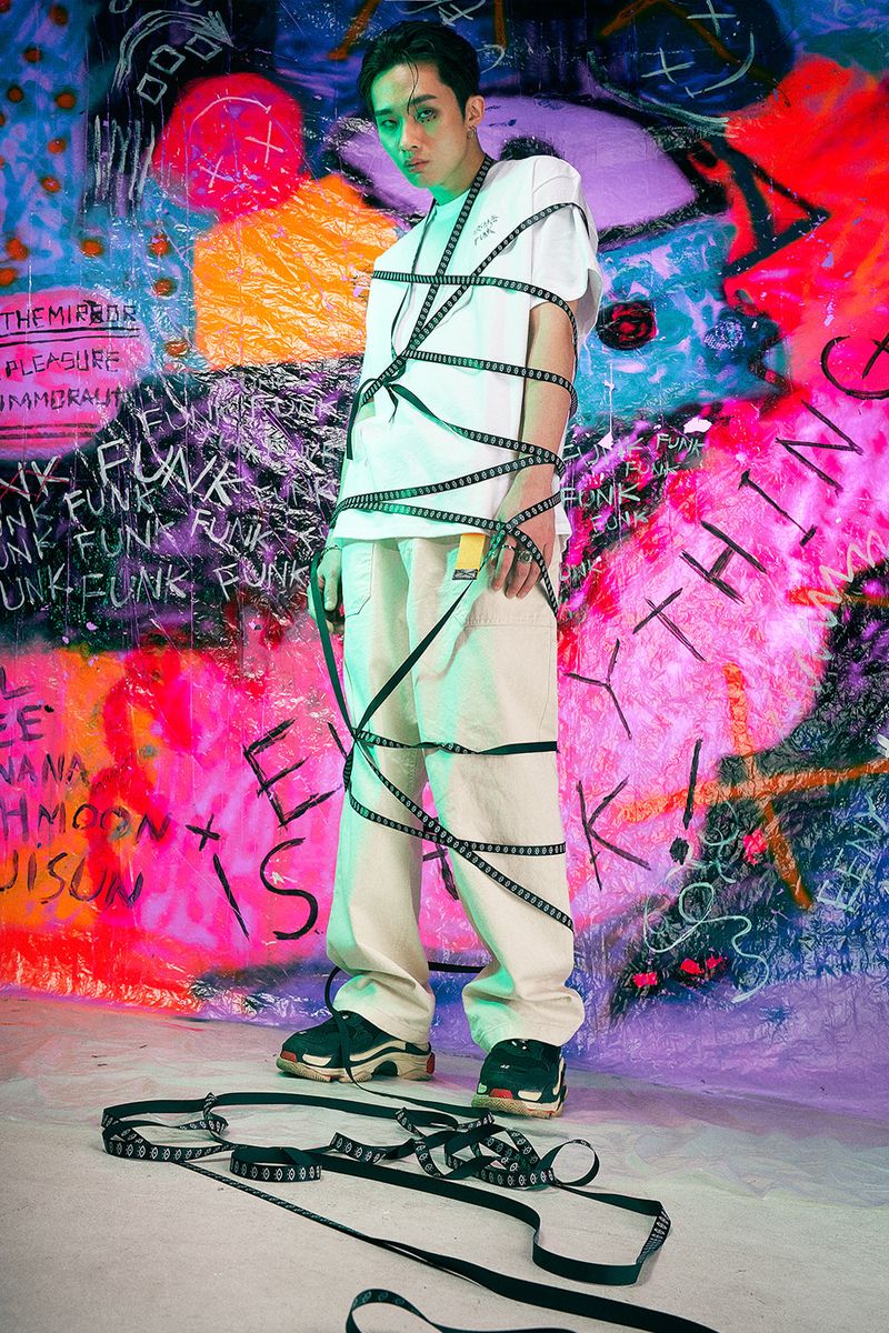 DRAWING FUNK TEE white