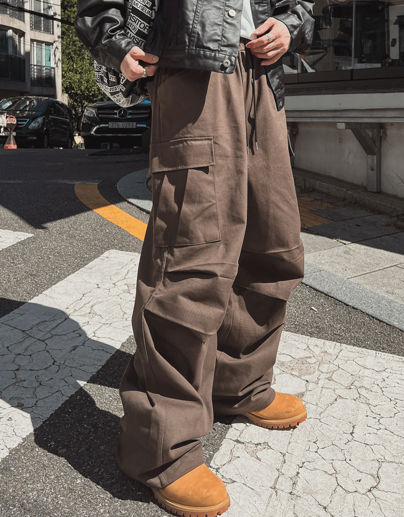 2PLAN(ツープラン)の「Wild pin tuck cargo cotton pants(Pants)」