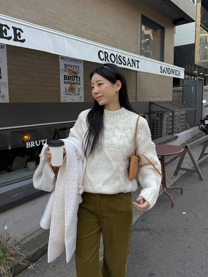 [MADE] ROIT WOOL ALPACA HANDMADE SHEARLING KARA COAT