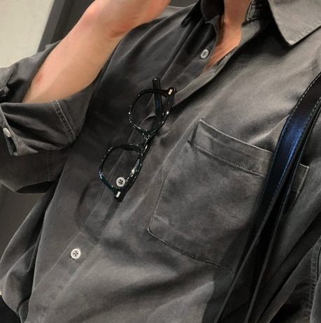 Wonderant Overfit Maximum One Pocket Pigment Shirt