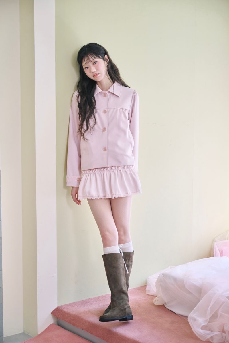 Sophie Shirred Trench Jacket (2 colors)