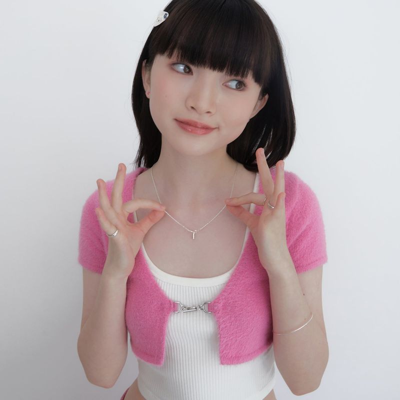 three-way mini boots necklace silver ver.