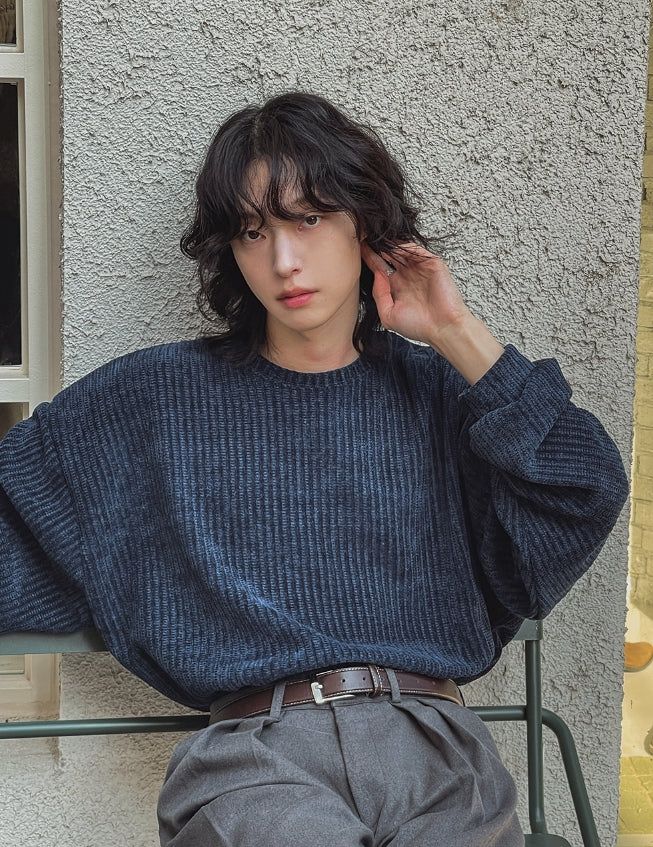 Tachy Velvet Knit Sweatshirt
