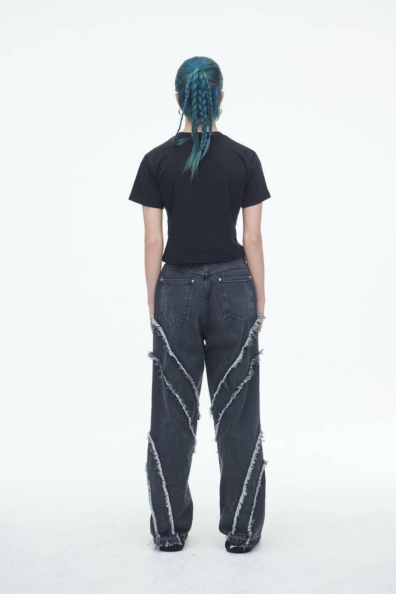 Comma Denim Pants Grey