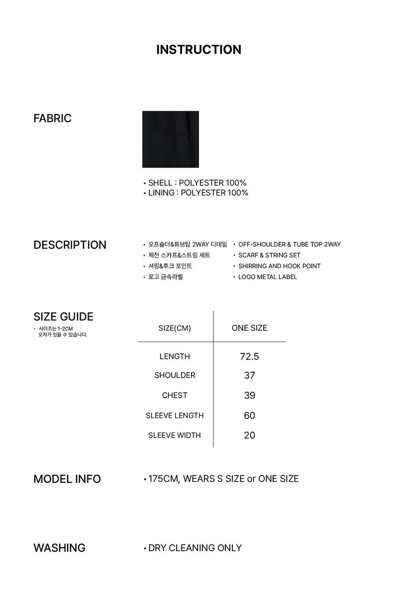 ANGEL HOOK DRESS black